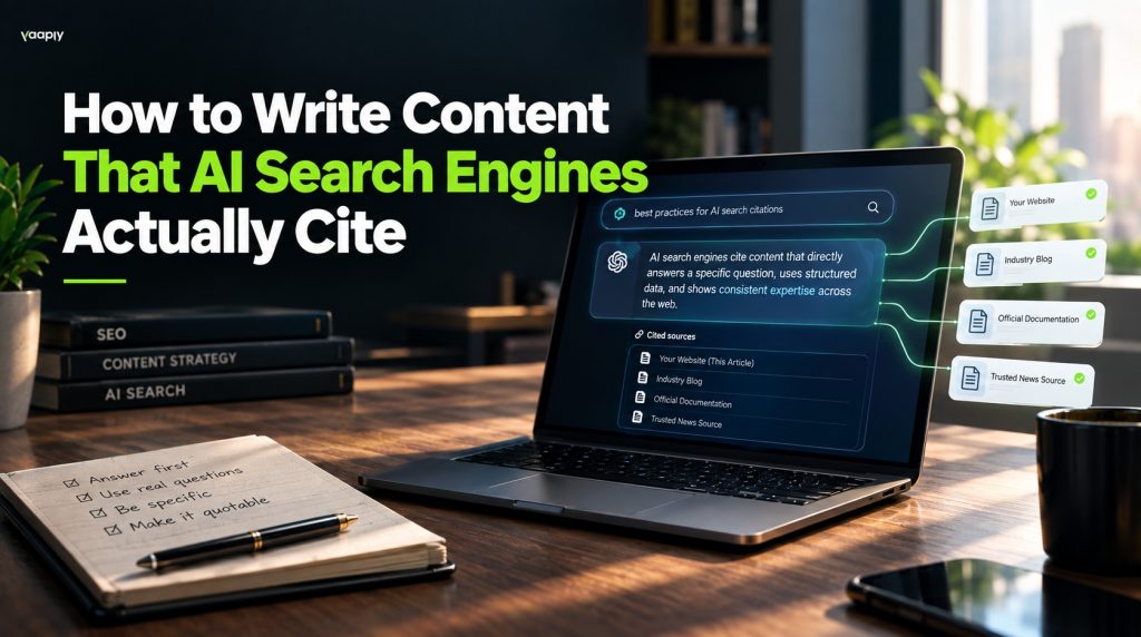 How to write content that AI search engines actually cite