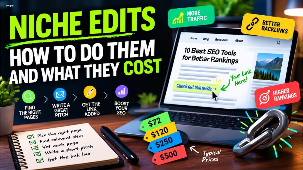 Niche Edits How to do them